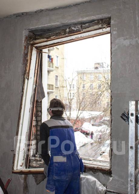 Демонтаж короба ванной туалете Демонтаж двери окон ламинат Обои краски ...