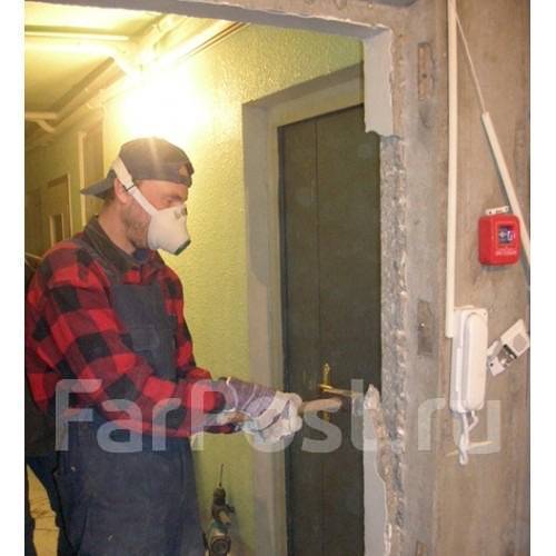 Демонтаж короба ванной туалете Демонтаж двери окон ламинат Обои краски ...