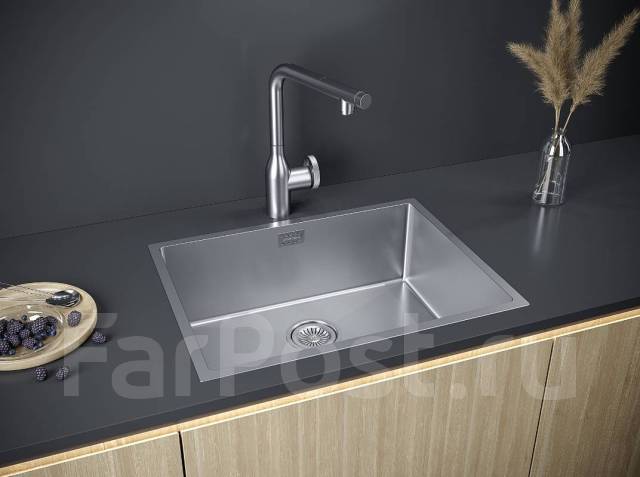 Мойка стальная нижнего/подстольного монтажа Paulmark Next PM215844-BS ...