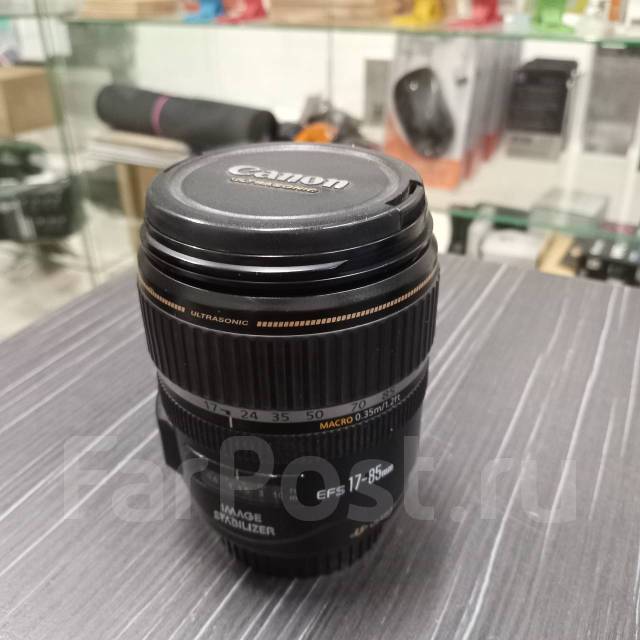 Объектив Canon EFS 17-85мм, 67 мм, б/у, в наличии. Цена: 5 999₽ во ...