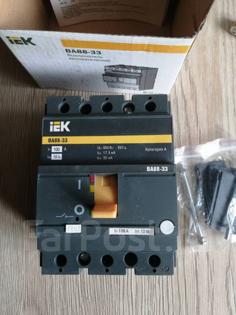 Продам Выключатель автоматический IEK 3-ф. 100А, новый, в наличии. Цена ...