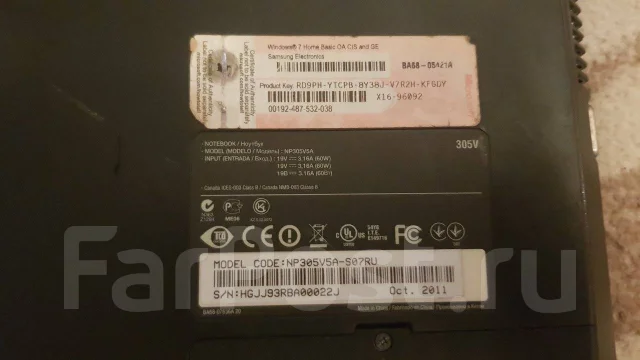 Samsung 355V5C. 15.6", 1,6����, ���� 120���, WiFi: 1, Bluetooth: 1 ����