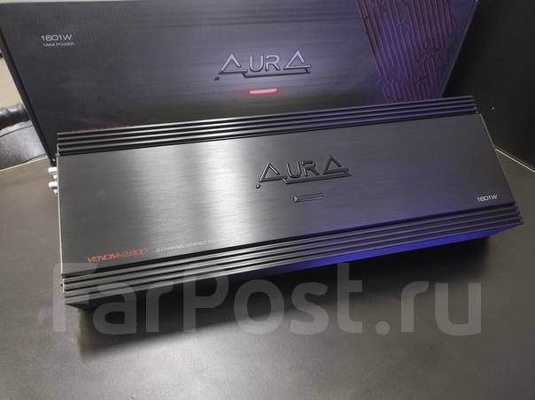 Усилитель Aura Venom 2.800, 2-канальный, 800 Вт, б/у, в наличии. Цена ...