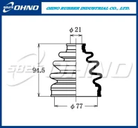 OHNO ������� ������� 5`825 FB-2125 Mitsubishi Pajero, Montero MR620063 ����
