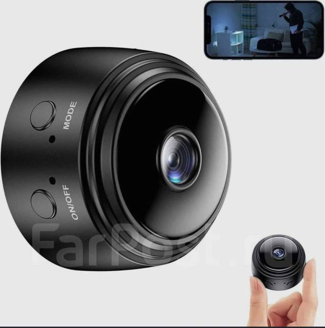 Автономная WiFi IP HD мини видеокамера, новый, в наличии. Цена: 920₽ во ...
