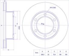    Toyota SURF 18# / LAND Cruiser Prado 9# TG-43512-35280 