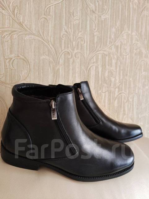 Ботинки мужские кожаные, размер: 43, зима, новый, в наличии. Цена: 6 ...
