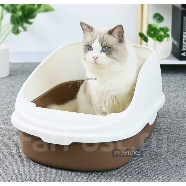 Лоток для кошек Cat Litter Box кошачий туалет для кота, в наличии. Цена: 1  900₽ во Владивостоке