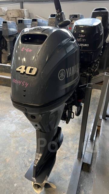 Лодочный мотор Yamaha F 40, Гидроподьем, 40,00 л.с. L (508 мм), 2019 ...