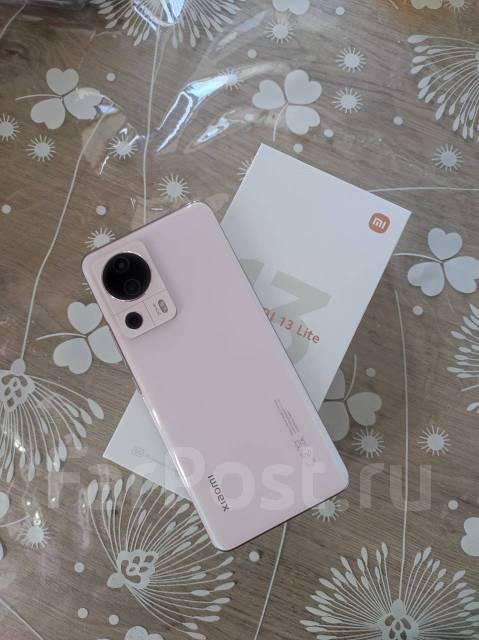 Xiaomi 13 lite, 256 гб, 6.55", моноблок, розовый, 5G, NFC, новый, в ...