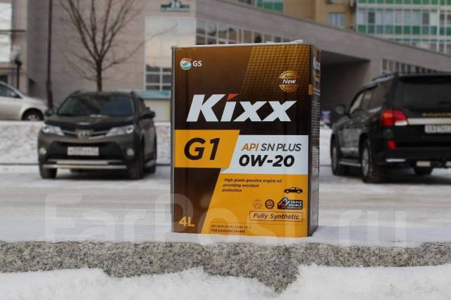Kixx G1 SN/CF 0W20, 4 литр 2200 руб. фасовка, синтетическое, 4,00 л. CF ...