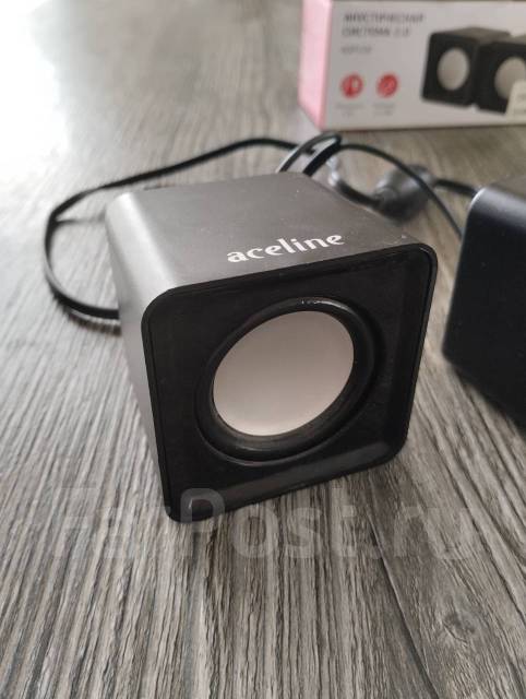 Колонки для компьютера aceline, б/у, в наличии. Цена: 150₽ в Находке