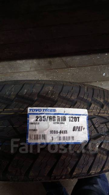 Toyo, 285/60 R18, 18", 1 шт, в наличии, 285 мм, 60 %, радиальный ...