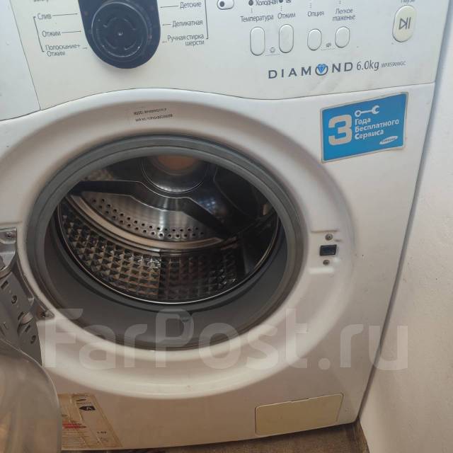 Стиральная машинка Samsung WF8590NGC, вертикальная загрузка, б/у, в ...