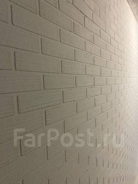 Декоративная штукатурка, оштукатуривание стен, шпаклевка под покраску ...