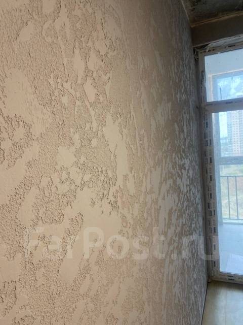 Декоративная штукатурка, оштукатуривание стен, шпаклевка под покраску ...