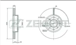 ���� ��������� �������� Nissan Almera (N16), Primera (P11) ([280�22] 4 ���. ) BS5177 BS5177 ����