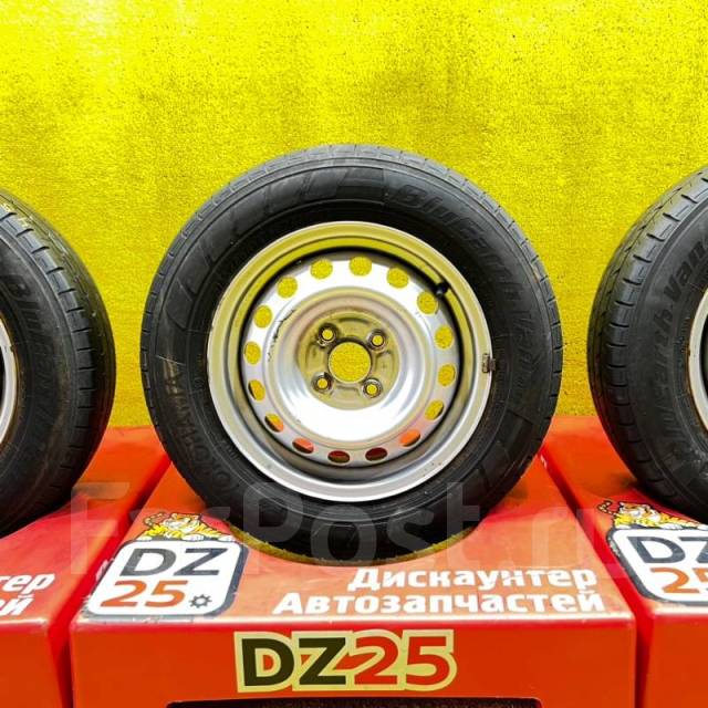 Колесо в сборе диски с шинами [Магазин DZ25] R14 4x100 Toyota Probox ...