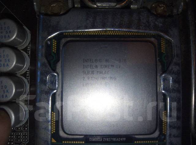 Процессор intel i7-870 LGA1156, б/у, в наличии. Цена: 2 000₽ во ...