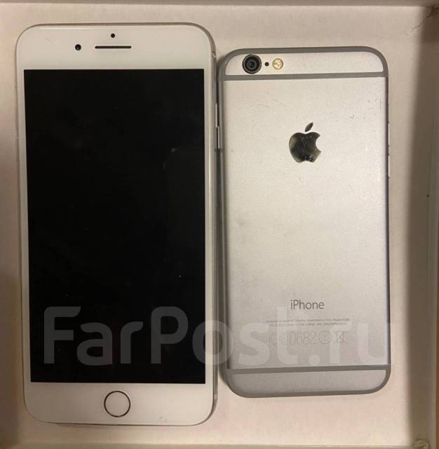 Айфон 8+, и айфон 6, Apple iPhone 8 Plus, 64 гб, 5.50", белый, б/у, в ...
