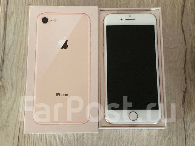 Apple iPhone 8 64 gb Оригинал 100%, 64 гб, 4.70", моноблок, золотой, 4G ...