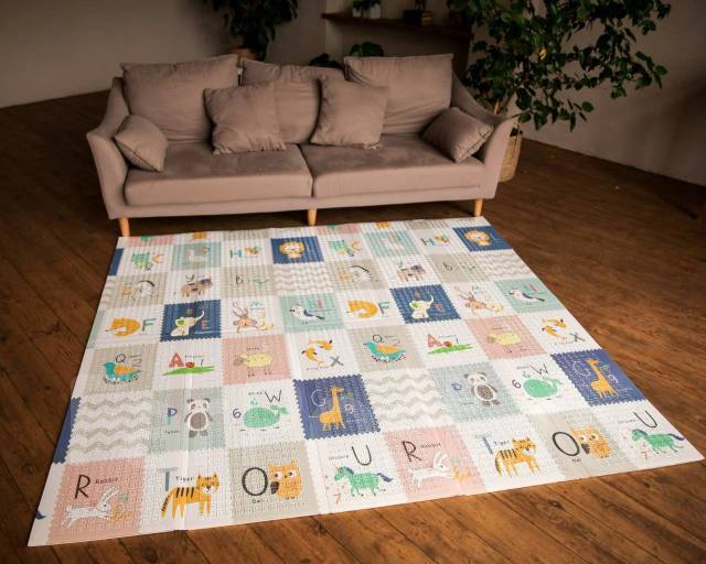 Детский складной непромокаемый коврик улучшенной плотности 200х180 см ...