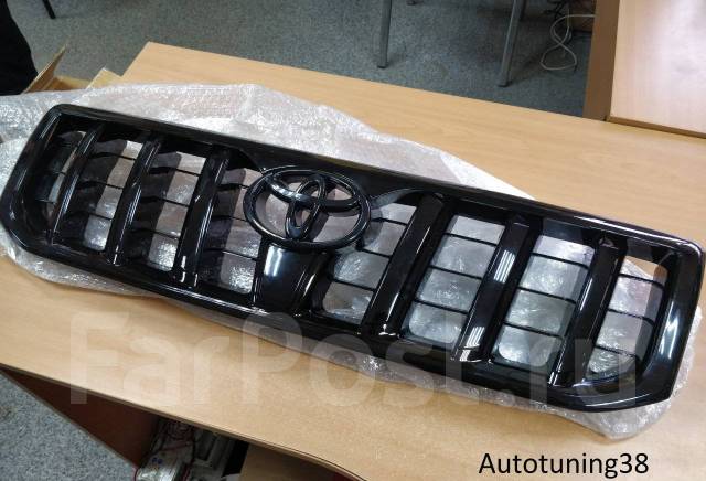 Решетка радиатора Тoyota Land Cruiser Prado 120 черная купить в ...