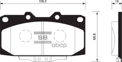 ������� ��������� ��������, �������� Sangsin Brake SP1486 SP1486 ����