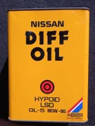 Nissan DIFF Oil Hypoid. �����������, �����������, 80W-90, 4��. ����