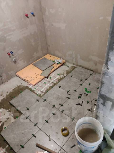 Кладка керамогранита, линолеума, ламината, плитки ПВХ во Владивостоке