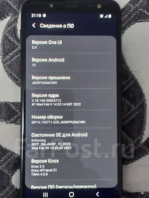 Samsung Galaxy J6. �/�, 32 ��, ������, 3G, 4G LTE, Dual-SIM ����