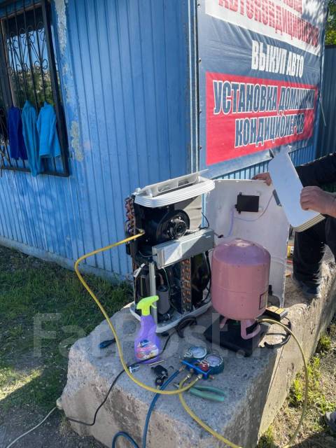 Установка, чистка, монтаж, демонтаж, обслуживание, заправка ...