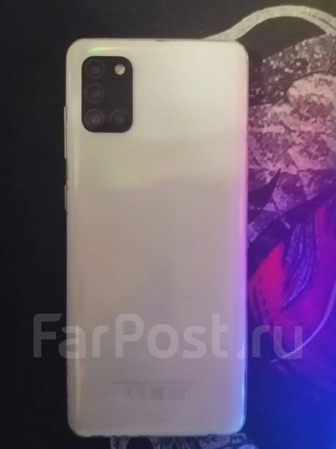 Телефон Galaxy A31, 64 гб, 6.40", моноблок, белый, 3G, 4G LTE, Dual-SIM ...
