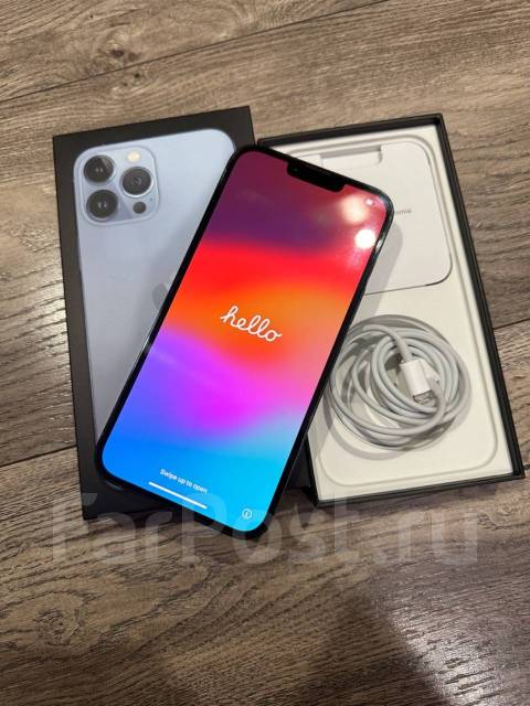 iPhone 13 Pro Max, 128 гб, 6.70", моноблок, бирюзовый, 3G, 4G LTE, 5G ...