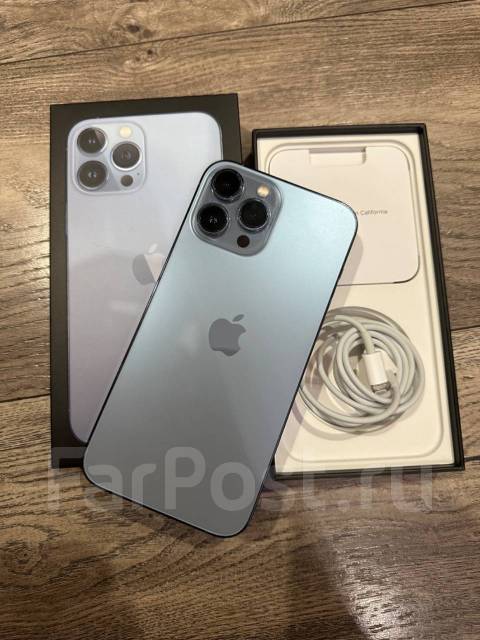 iPhone 13 Pro Max, 128 гб, 6.70", моноблок, бирюзовый, 3G, 4G LTE, 5G ...