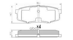 ������� �������� ������! Toyota Land Cruiser 4.7 V8/4.5D V8 08 Fremax ���. FBP1818 FBP1818 ����