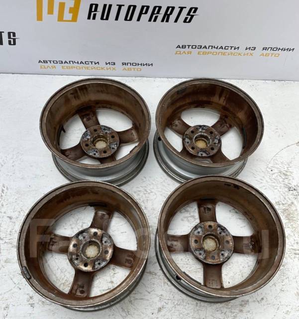 Диски Smart (Mercedes) R15, 15", 1 шт, 4x114.3, 66,0 мм. 4 шт, б/у, в ...
