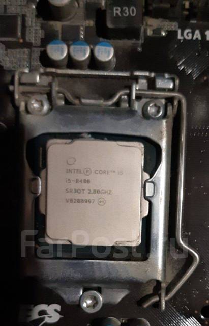 Продам процессор Intel(R) Core(TM) i5-8400 CPU + материнская плата, б/у ...