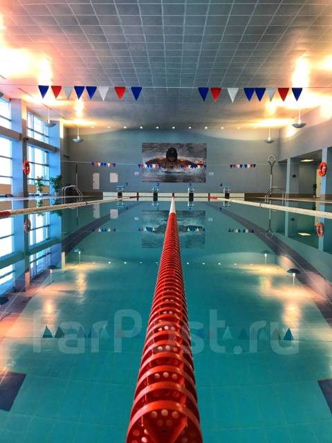 Аквааэробика в ДВФУ на о. Русский во Владивостоке