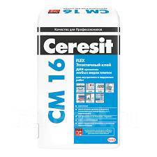 Клей Церезит для плитки СМ 16 25 кг Ceresit, в наличии. Цена: 1 580₽ в ...