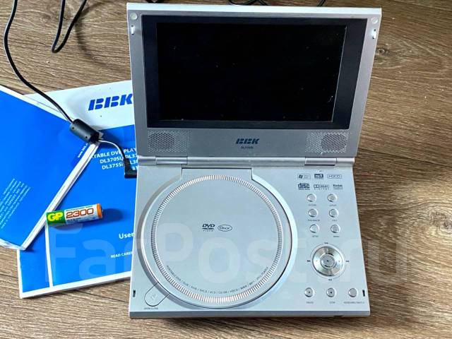 Портативный DVD плеер BBK DL370SI, б/у, в наличии. Цена: 900₽ во ...