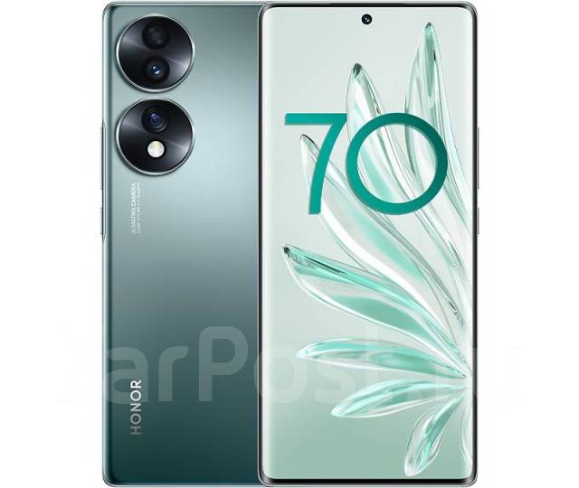 Продам Honor 70 8+256гб, 6.67", зеленый, 4G LTE, 5G, NFC, б/у, в ...