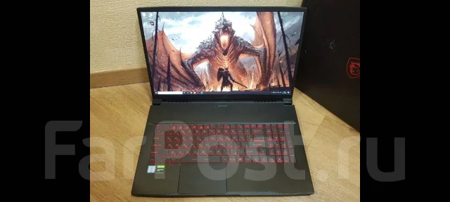 MSI GF75 Thin 9SCSR. 17.3", 2,6����, ��� 64 �� � ������, ���� 1 000���, WiFi: 1, Bluetooth: 1, ����������� �� 6��. ����