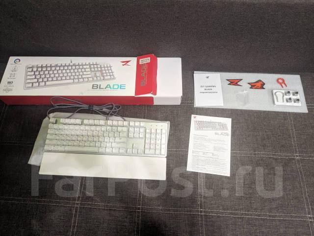 Белая Клавиатура Zet Gaming Blade Optical, б/у, в наличии. Цена: 2 500 ...