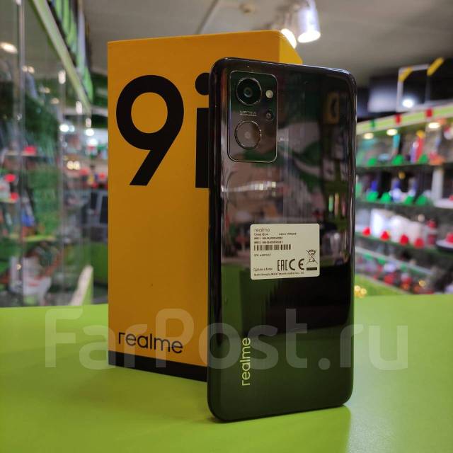 Realme 9i - 4/128Gb 5000mAh 6.6". РФ Сеть, 6.60", моноблок, черный, 4G ...