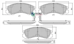 ������� �������� ��������! Mitsubishi Space Wagon 2.4GDi 98/Gear 2.0-2.5TD 95 Fremax FBP0923 FBP0923 ����