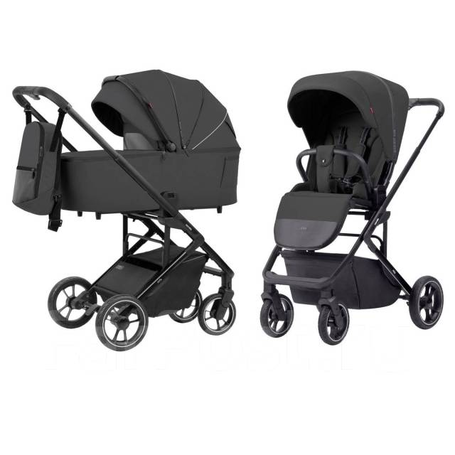 Детская коляска 2 в 1 Carrello Alfa CRL-6507/2024 (Graphite gray ...