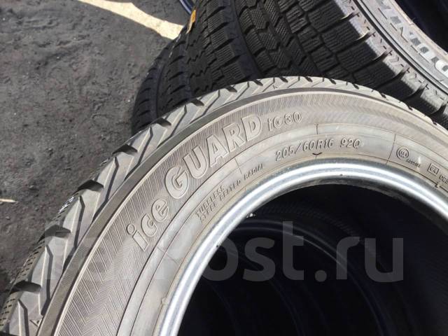 誠実】 205/60R16 Yokohama 2015年製 iG30 iceGUARD タイヤ