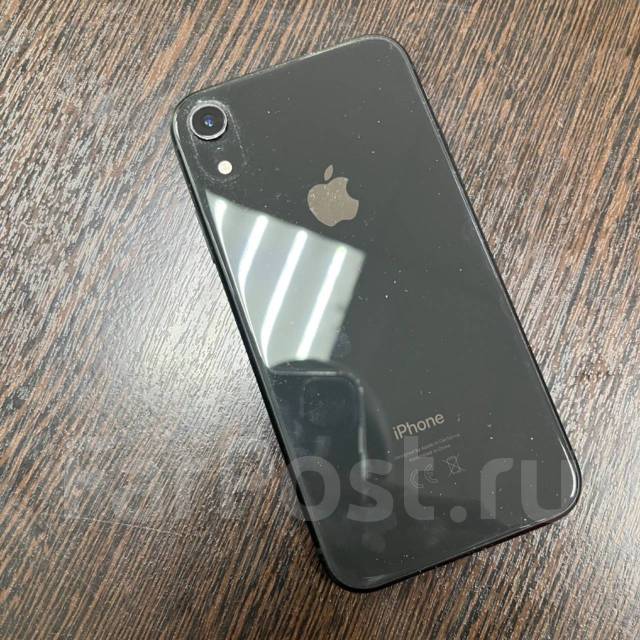 Apple iPhone XR 128gb с рук, 6.10", черный, 3G, 4G LTE, NFC, б/у, в ...