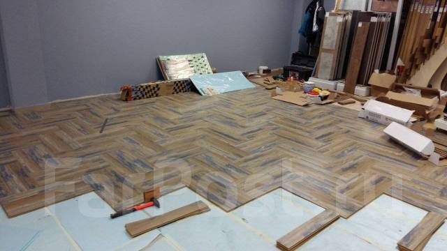 Укладка ламината, паркета, линолеума, плитки ПВХ, ковровых покрытий во Владивост